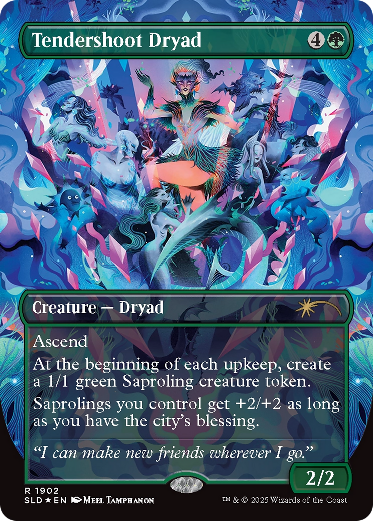 Tendershoot Dryad (Double Rainbow Foil) [Secret Lair Drop Series] | RetroPlay Games