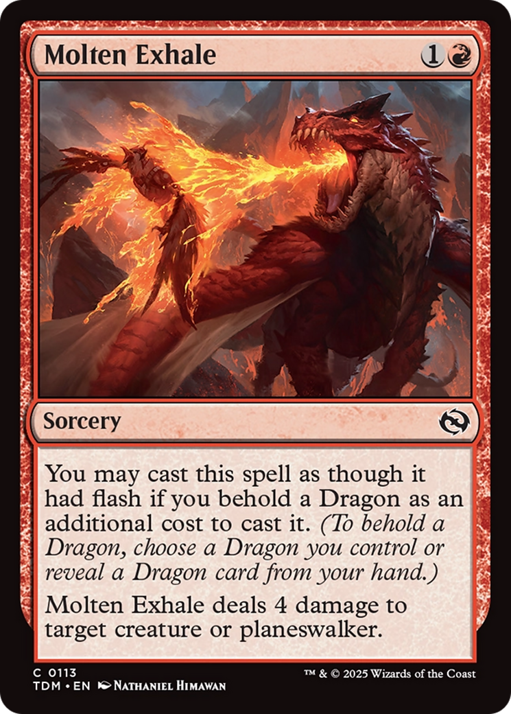Molten Exhale [Tarkir: Dragonstorm] | RetroPlay Games