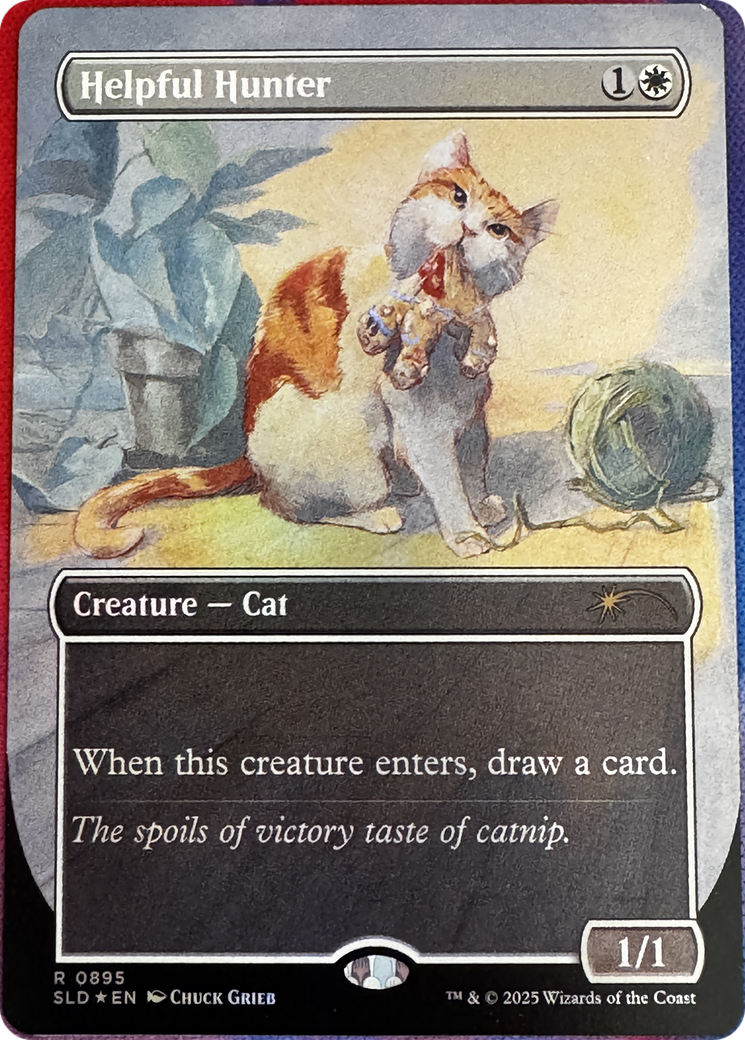 Helpful Hunter (0895) (Rainbow Foil) [Secret Lair Drop Series] | RetroPlay Games