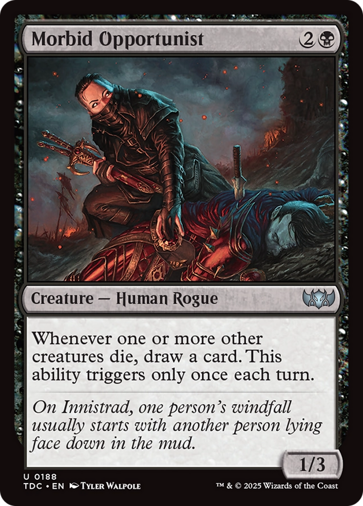 Morbid Opportunist [Tarkir: Dragonstorm Commander] | RetroPlay Games