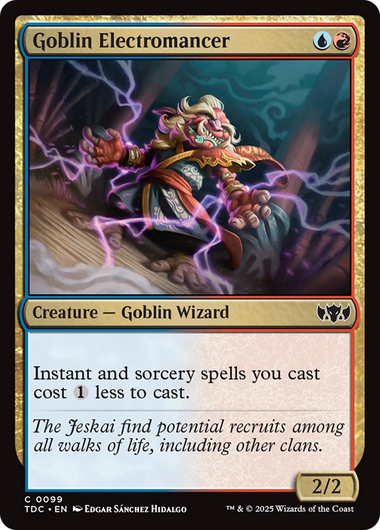 Goblin Electromancer [Tarkir: Dragonstorm Commander] | RetroPlay Games