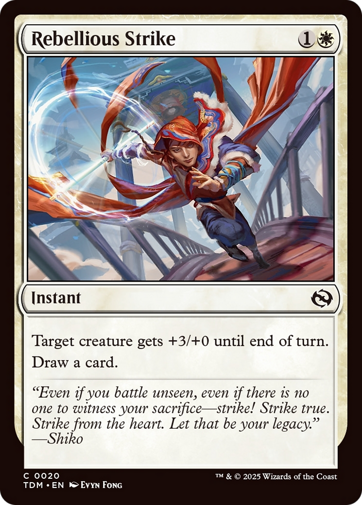 Rebellious Strike [Tarkir: Dragonstorm] | RetroPlay Games