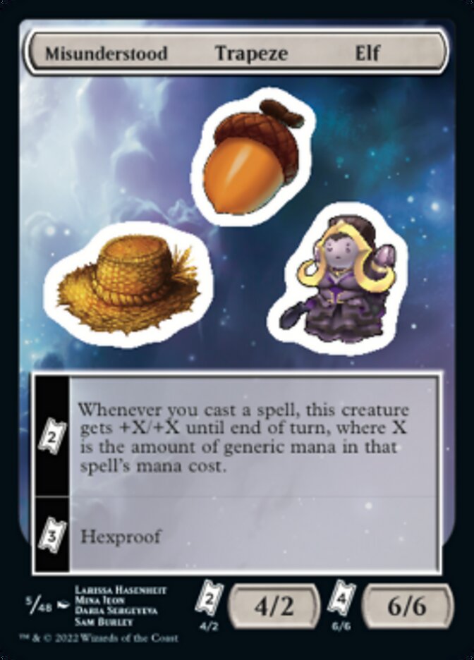 Misunderstood Trapeze Elf [Unfinity Stickers] | RetroPlay Games