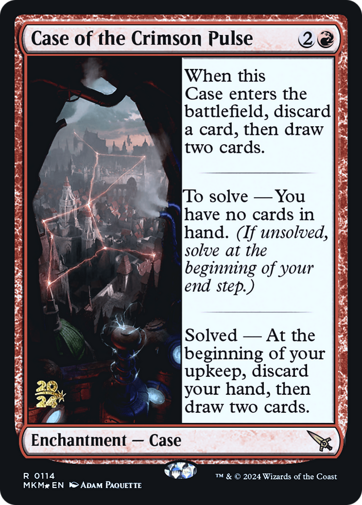 Case of the Crimson Pulse [Murders at Karlov Manor Prerelease Promos] | RetroPlay Games