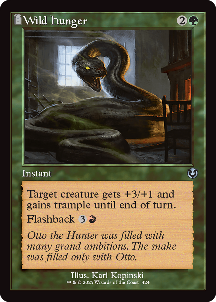 Wild Hunger (Retro Frame) [Innistrad Remastered] | RetroPlay Games