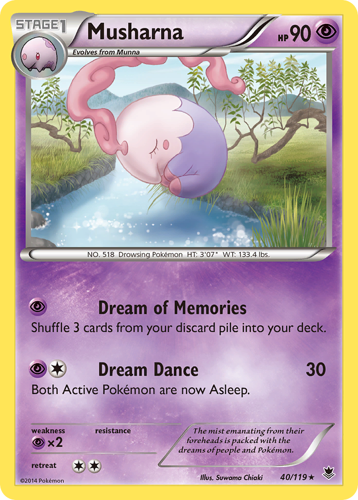 Musharna (40/119) [XY: Phantom Forces] | RetroPlay Games