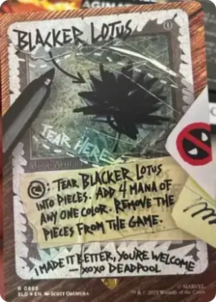 Blacker Lotus (Rainbow Foil) [Secret Lair Drop Series] | RetroPlay Games