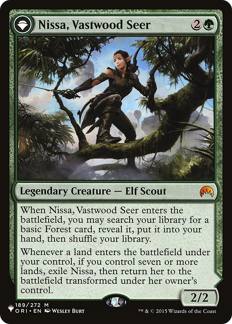 Nissa, Vastwood Seer // Nissa, Sage Animist [Secret Lair: From Cute to Brute] | RetroPlay Games