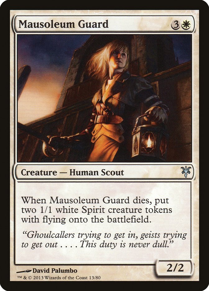 Mausoleum Guard [Duel Decks: Sorin vs. Tibalt] | RetroPlay Games