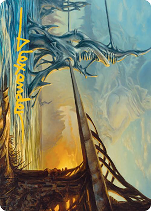 Razortide Bridge Art Card (Gold-Stamped Signature) [Modern Horizons 2 Art Series] | RetroPlay Games