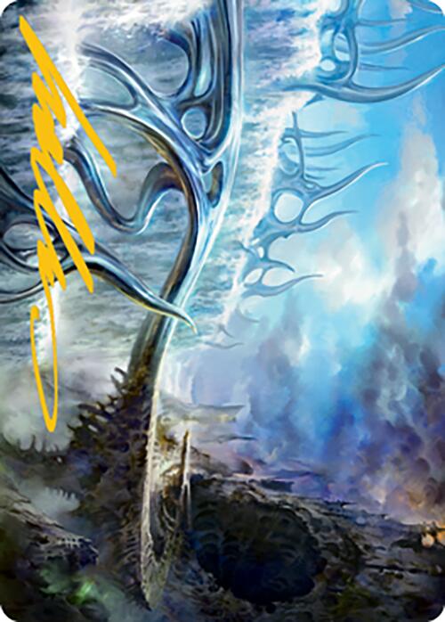 Mistvault Bridge Art Card (Gold-Stamped Signature) [Modern Horizons 2 Art Series] | RetroPlay Games