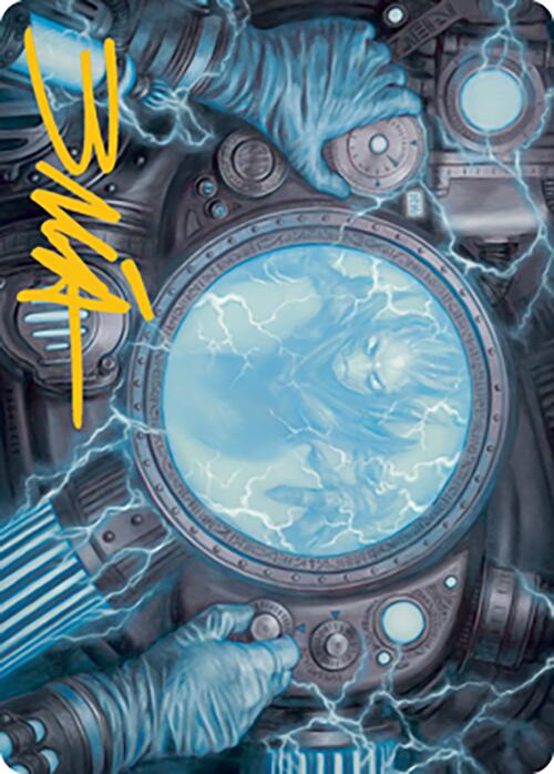 Recalibrate Art Card (Gold-Stamped Signature) [Modern Horizons 2 Art Series] | RetroPlay Games