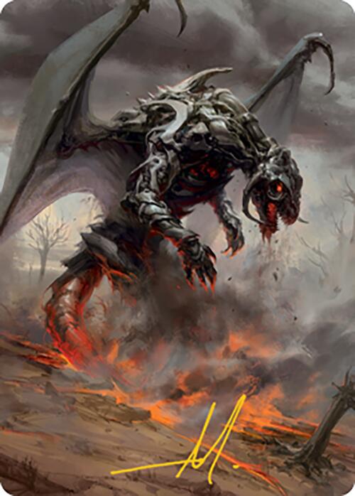 Scion of Draco Art Card (Gold-Stamped Signature) [Modern Horizons 2 Art Series] | RetroPlay Games