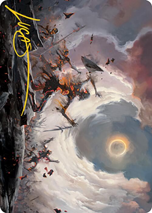 Damn Art Card (Gold-Stamped Signature) [Modern Horizons 2 Art Series] | RetroPlay Games