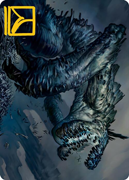 Necrogoyf Art Card (Gold-Stamped Signature) [Modern Horizons 2 Art Series] | RetroPlay Games