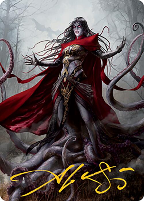Geyadrone Dihada Art Card (53) (Gold-Stamped Signature) [Modern Horizons 2 Art Series] | RetroPlay Games