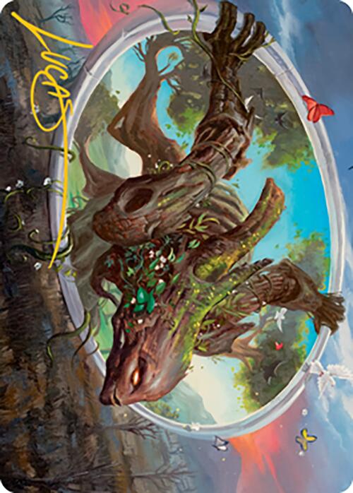 Gaea's Will Art Card (Gold-Stamped Signature) [Modern Horizons 2 Art Series] | RetroPlay Games