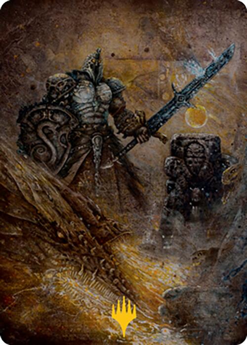 Dakkon, Shadow Slayer Art Card (48) (Gold-Stamped Signature) [Modern Horizons 2 Art Series] | RetroPlay Games