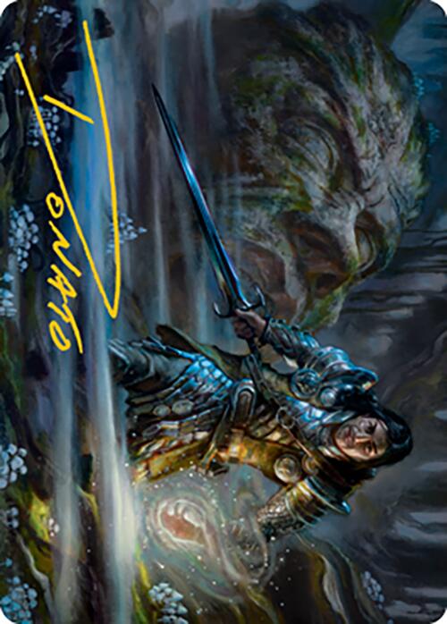 Carth the Lion Art Card (Gold-Stamped Signature) [Modern Horizons 2 Art Series] | RetroPlay Games