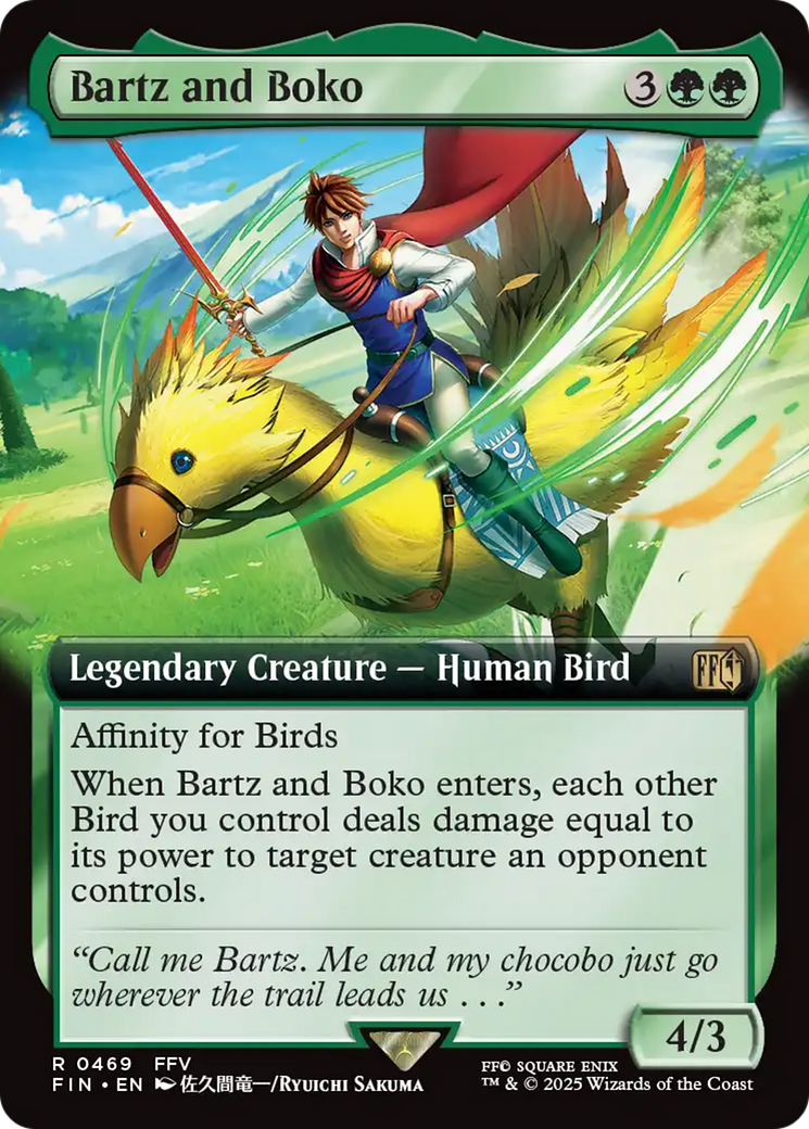 Bartz and Boko (Extended Art) [FINAL FANTASY] | RetroPlay Games