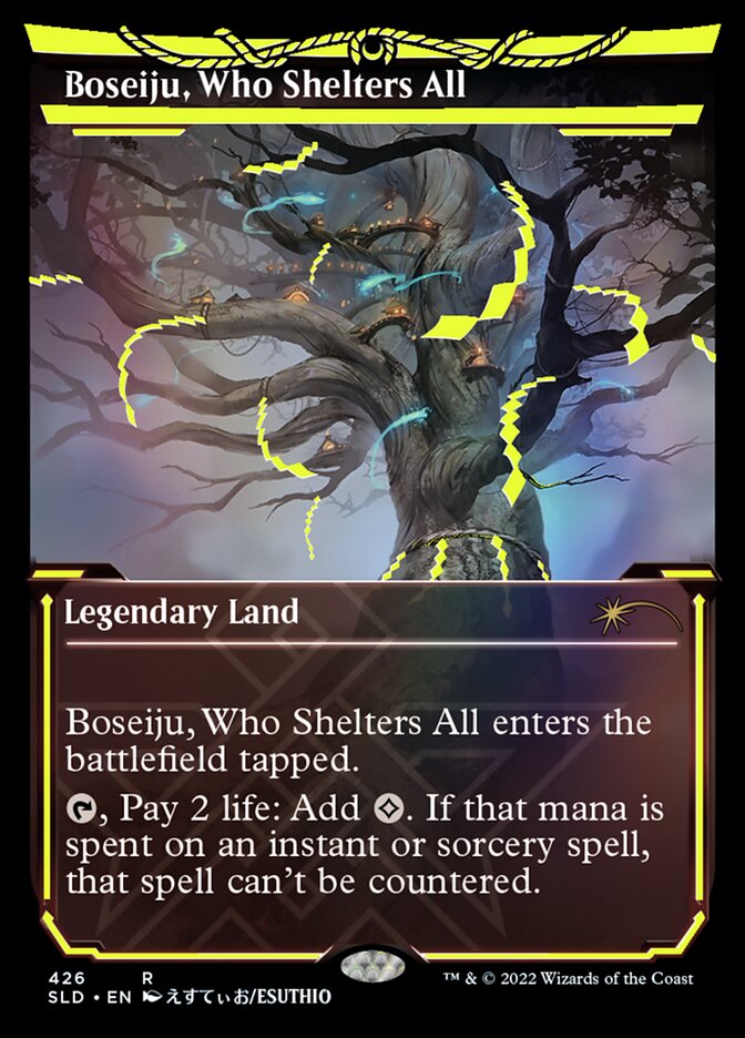 Boseiju, Who Shelters All (Neon Ink Yellow) [Secret Lair Drop Series] | RetroPlay Games