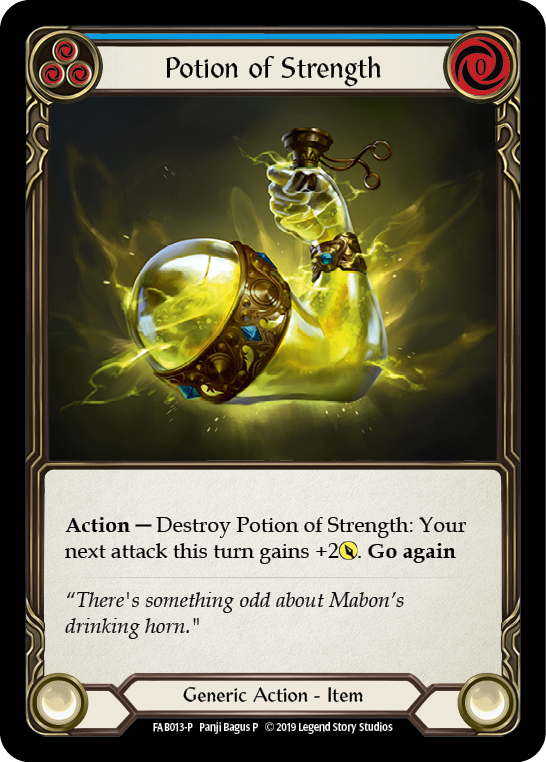 Potion of Strength [FAB013-P] (Promo)  1st Edition Cold Foil | RetroPlay Games