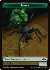 Insect (0022) // Zombie Druid Double-Sided Token [Tarkir: Dragonstorm Commander Tokens] | RetroPlay Games