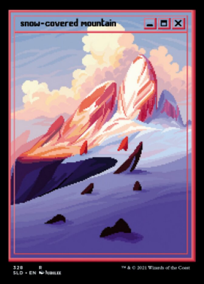 Snow-Covered Mountain (328) [Secret Lair Drop Series] | RetroPlay Games