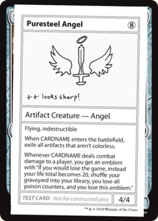 Puresteel Angel (2021 Edition) [Mystery Booster Playtest Cards] | RetroPlay Games