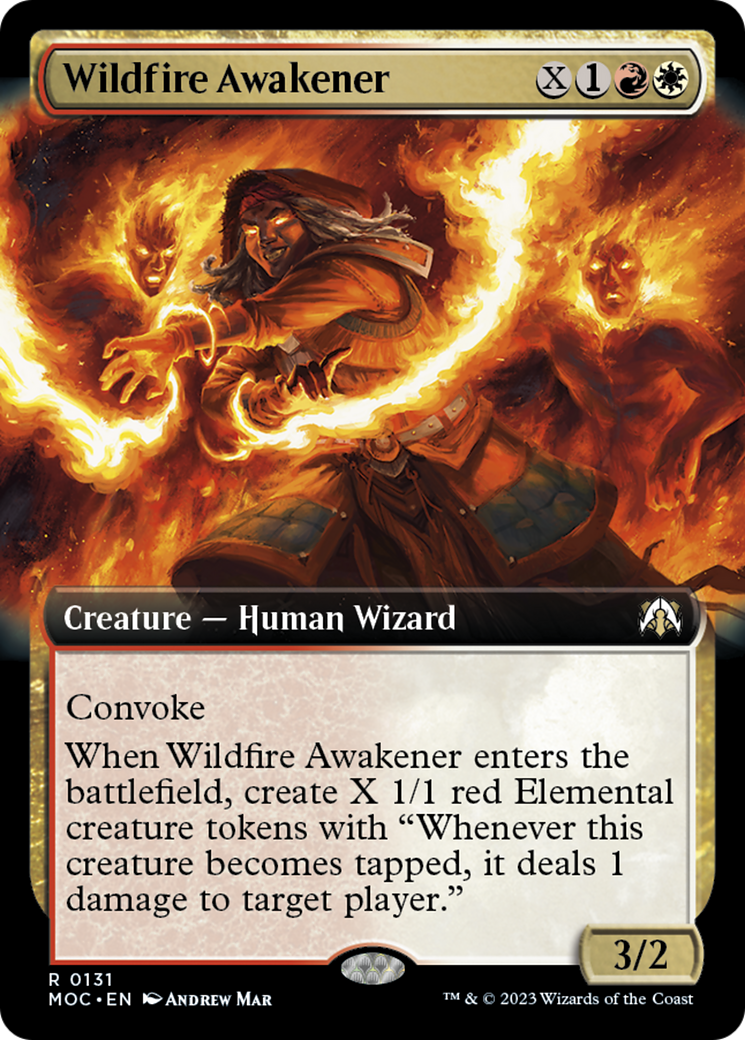 Wildfire Awakener (Extended Art) [March of the Machine Commander] | RetroPlay Games