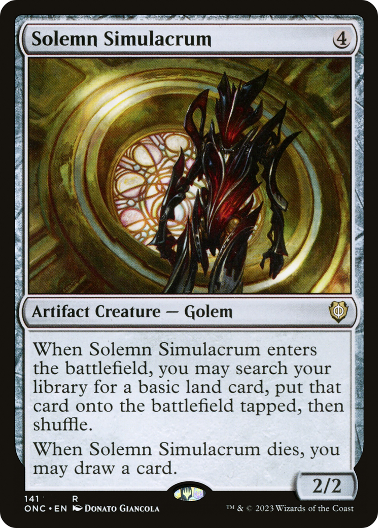 Solemn Simulacrum [Phyrexia: All Will Be One Commander] | RetroPlay Games