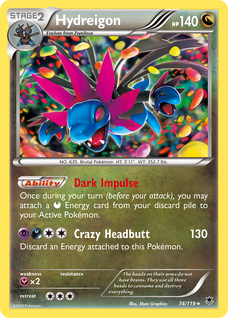 Hydreigon (74/119) [XY: Phantom Forces] | RetroPlay Games
