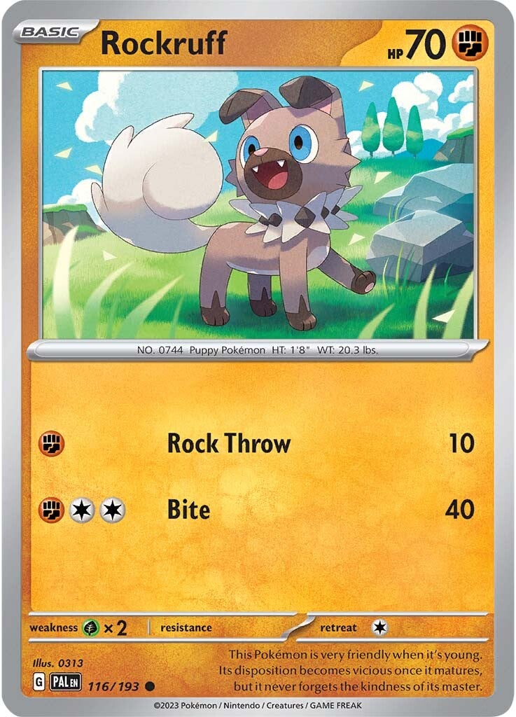 Rockruff (116/193) [Scarlet & Violet: Paldea Evolved] | RetroPlay Games