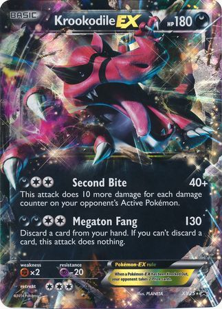 Krookodile EX (XY25) (Jumbo Card) [XY: Black Star Promos] | RetroPlay Games