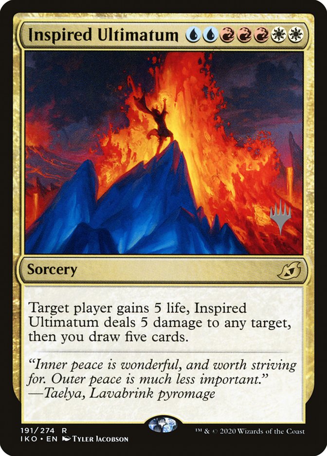 Inspired Ultimatum (Promo Pack) [Ikoria: Lair of Behemoths Promos] | RetroPlay Games