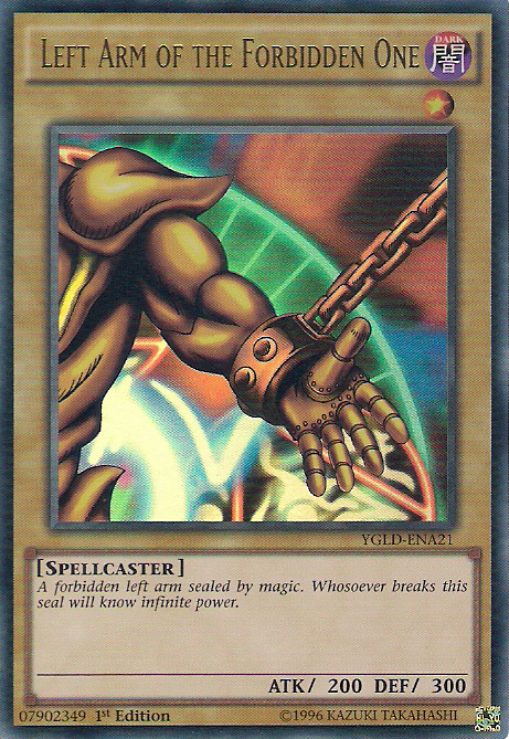 Left Arm of the Forbidden One [YGLD-ENA21] Ultra Rare | RetroPlay Games