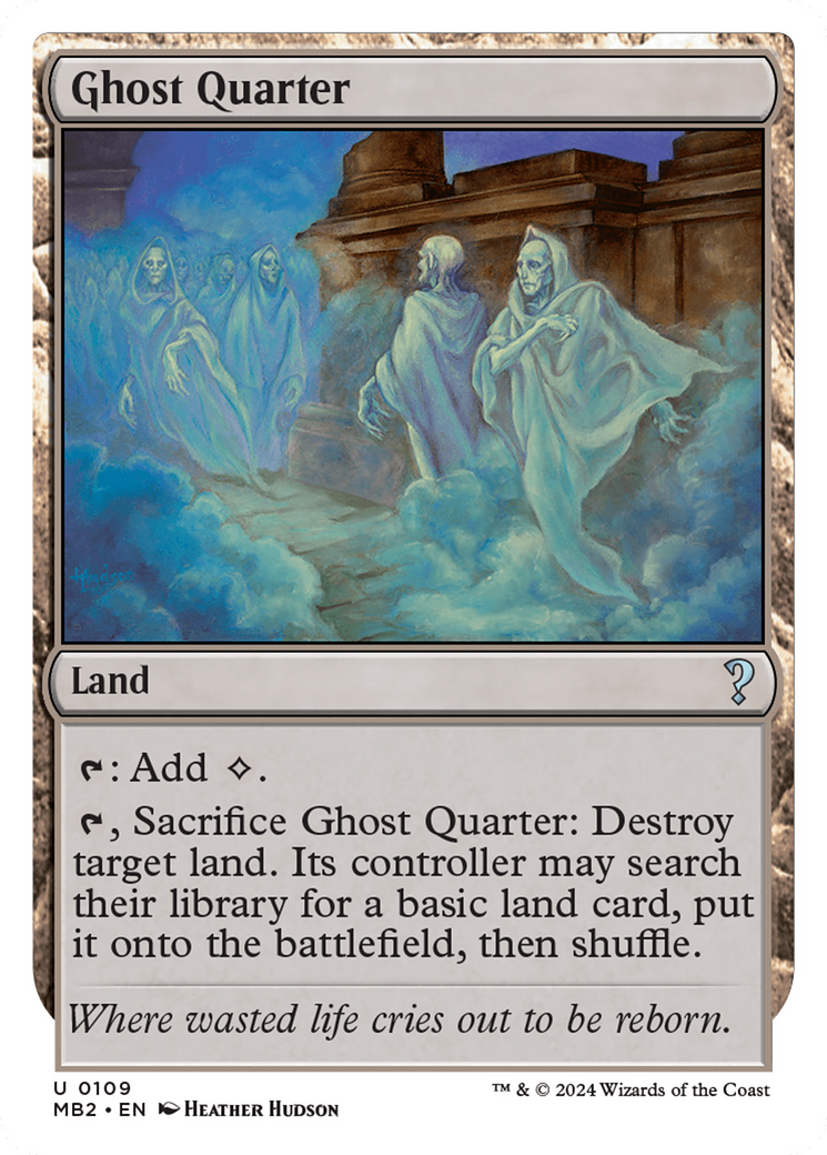 Ghost Quarter (White Border) [Mystery Booster 2] | RetroPlay Games