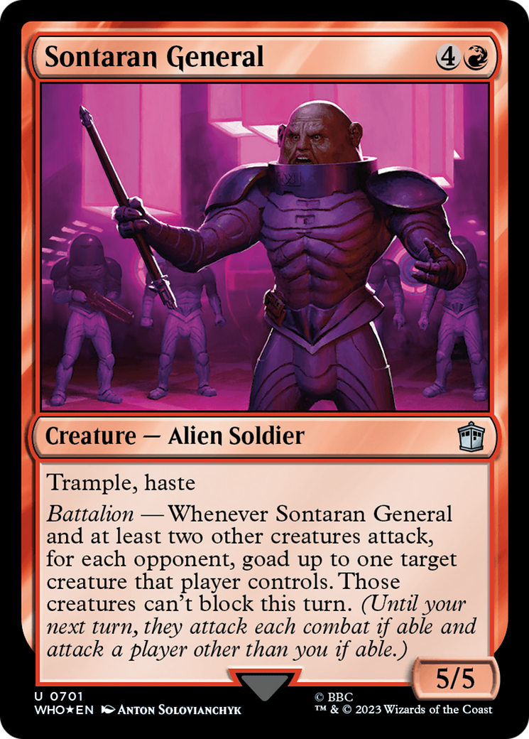 Sontaran General (Surge Foil) [Doctor Who] | RetroPlay Games