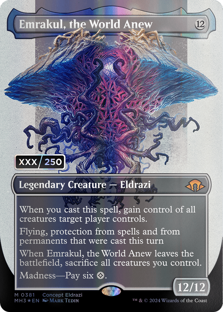 Emrakul, the World Anew (Borderless) (Serial Numbered) [Modern Horizons 3] | RetroPlay Games