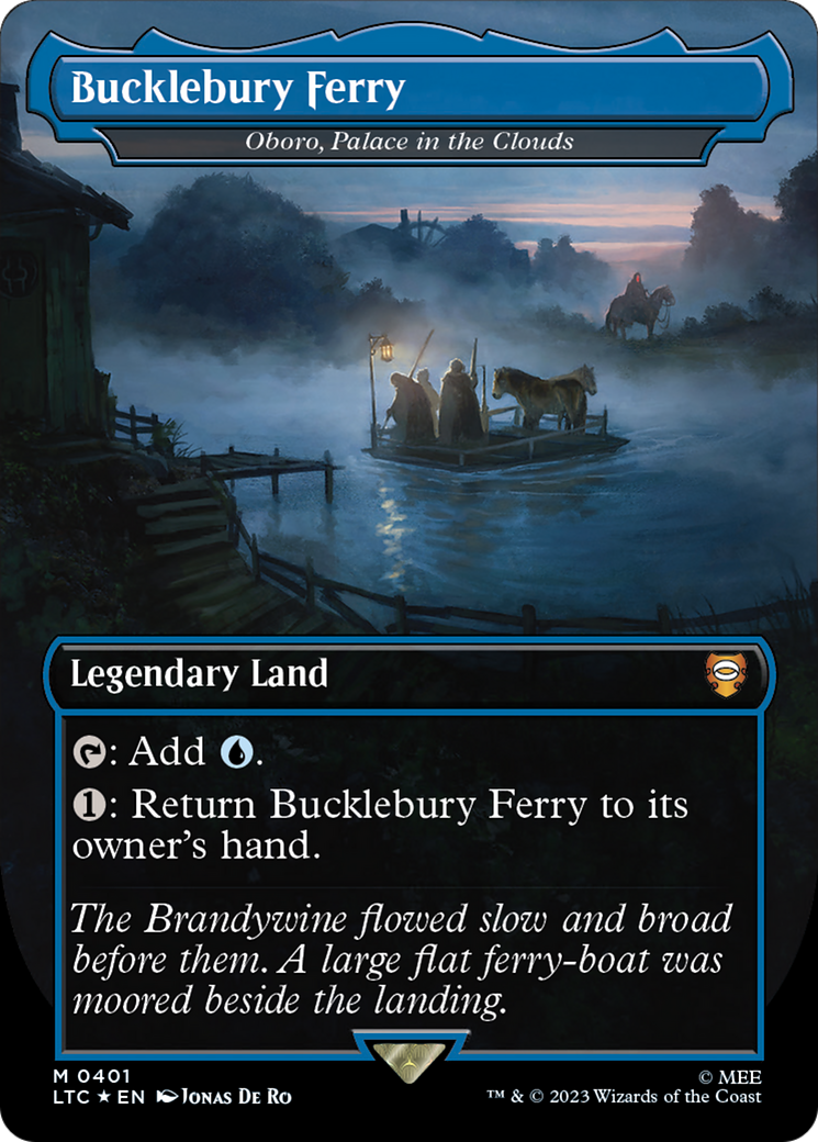 Bucklebury Ferry - Oboro, Palace in the Clouds (Surge Foil Realms and Relics) [The Lord of the Rings: Tales of Middle-Earth Commander] | RetroPlay Games