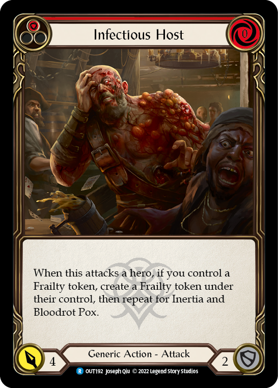 Infectious Host (Red) [OUT192] (Outsiders) | RetroPlay Games