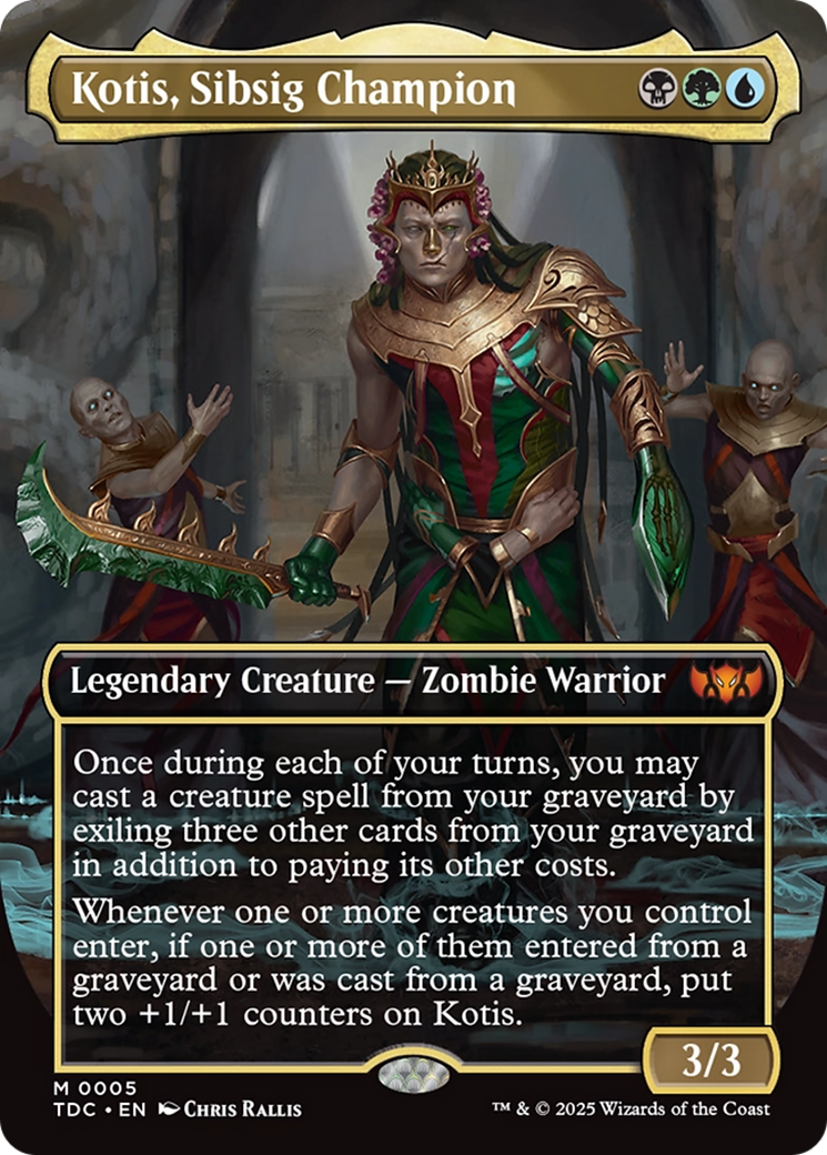 Kotis, Sibsig Champion (Borderless) [Tarkir: Dragonstorm Commander] | RetroPlay Games