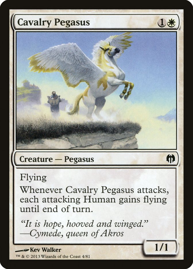 Cavalry Pegasus [Duel Decks: Heroes vs. Monsters] | RetroPlay Games