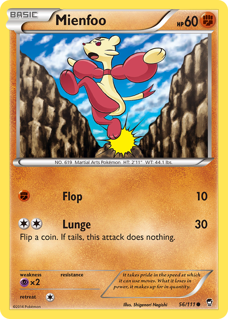 Mienfoo (56/111) [XY: Furious Fists] | RetroPlay Games