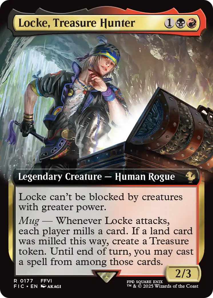 Locke, Treasure Hunter (Extended Art) [FINAL FANTASY Commander] | RetroPlay Games