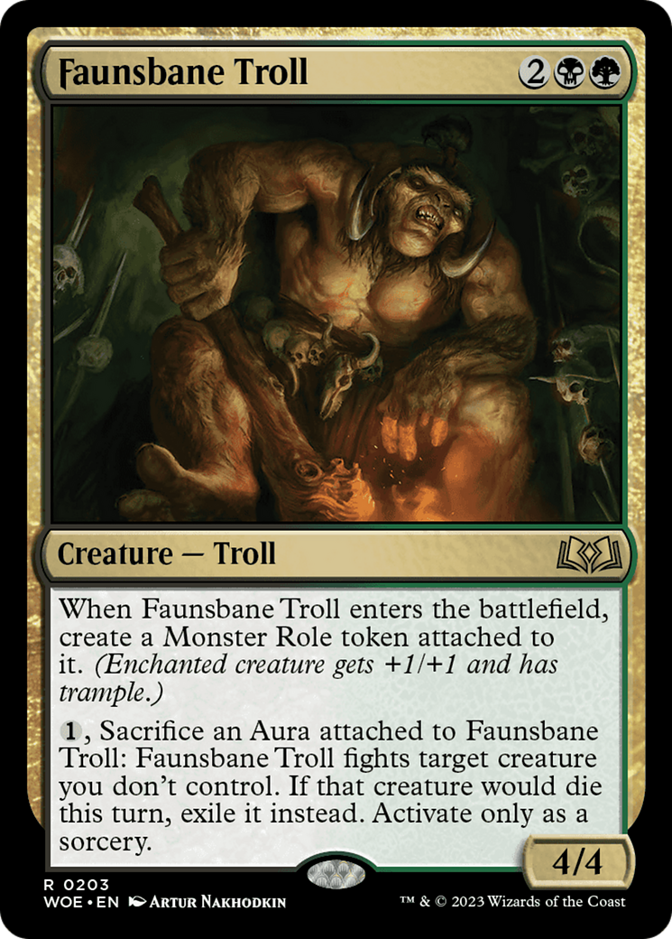 Faunsbane Troll [Wilds of Eldraine] | RetroPlay Games