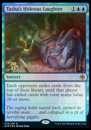 Tasha's Hideous Laughter [Dungeons & Dragons: Adventures in the Forgotten Realms Prerelease Promos] | RetroPlay Games