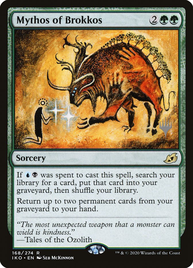Mythos of Brokkos (Promo Pack) [Ikoria: Lair of Behemoths Promos] | RetroPlay Games