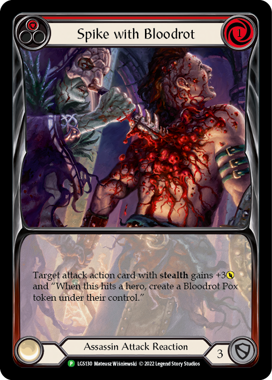 Spike with Bloodrot [LGS130] (Promo)  Rainbow Foil | RetroPlay Games