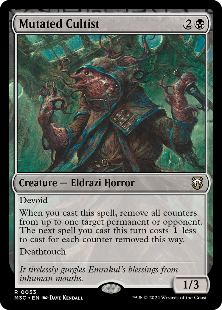 Mutated Cultist [Modern Horizons 3 Commander] | RetroPlay Games